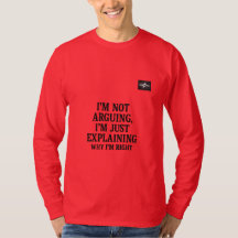 Sarcastisch Quote T-Shirt | “Ik Ga Niet Discussiër
