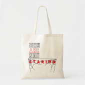 Sarcastisch Quote Tas met Spider Web Design (Voorkant)