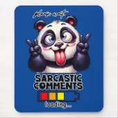 Sarcastisch Reacties laden Grappig Muismat (Voorkant)