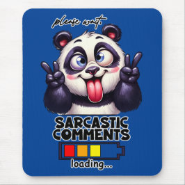 Sarcastisch Reacties laden Grappig Muismat