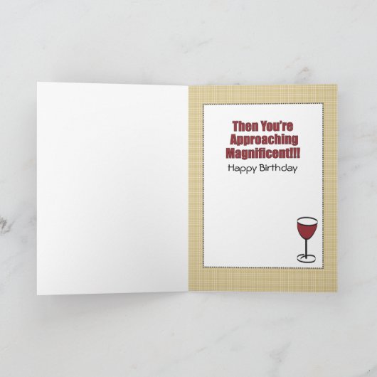 Sarcastisch Sassy Grappig Ouderdom Gezegde Man Ver Kaart (Binnen)