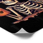 Sarcastisch skelet - Halloween - Leuk weetje, ik n Poster (Hoek)