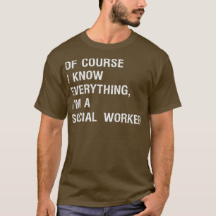 Sarcastisch sociaal werker Funny Gezegde Premium T-shirt