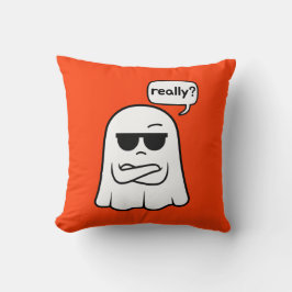 Sarcastisch spook "Echt waar?" Sierkussens Kussen