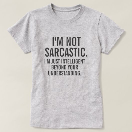 SARCASTISCH T-SHIRT (Design voorkant)