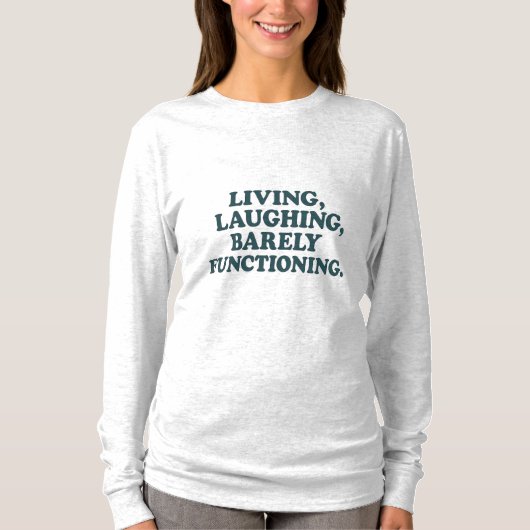 Sarcastisch T-shirt over geestelijke gezondheid (Voorkant)