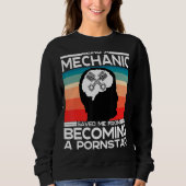 Sarcastisch volwassen Cadeau Diesel Garage Mechani Trui (Voorkant)