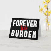 Sarcastisch Zijn Last Zwart Valentijns Groet Kaart (Gele Bloem)