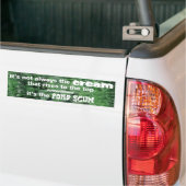 Sarcastische 1 liner bumper sticker over het leven (Op Truck)