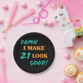 Sarcastische 21ste verjaardag papieren bordje (Feest)