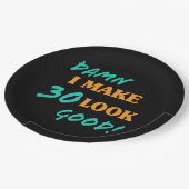 Sarcastische 30th Birthday Attitude Papieren Bordje (Gekanteld)