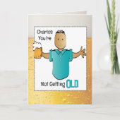 Sarcastische 60ste verjaardag Etnisch Man Cartoon Kaart (Voorkant)