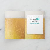 Sarcastische 60ste verjaardag Etnisch Man Cartoon Kaart (Binnen)