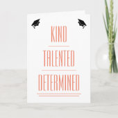 Sarcastische Afstuderen Card Kaart (Voorkant)