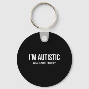Sarcastische autisme - Ik ben autistisch Sleutelhanger