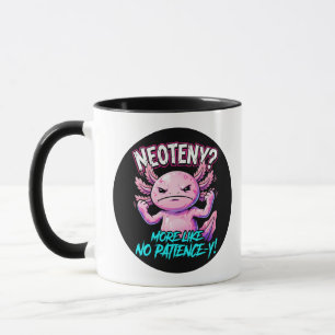 Sarcastische Axolotl Geen Geduld Grappige Meme Mok
