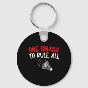 Sarcastische Badminton Speler Spel Match Humor Jok Sleutelhanger