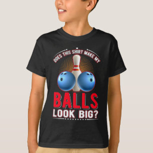 Sarcastische Bowling Ball Adult Humor T-shirt