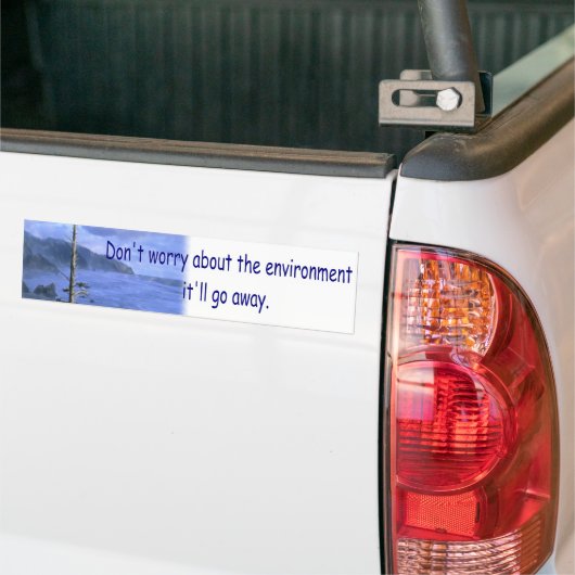 Sarcastische Bumpersticker (Op Truck)