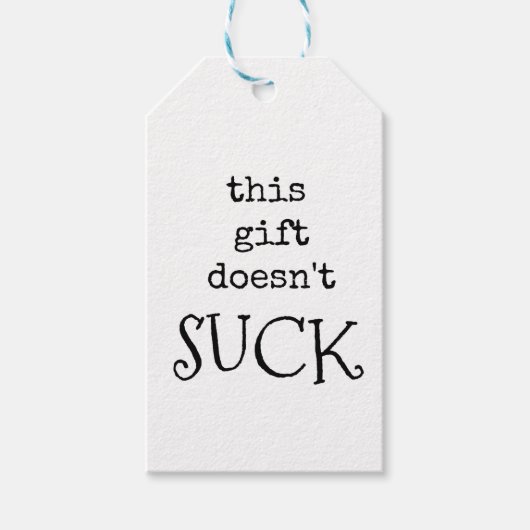 Sarcastische cadeau Labels, Grappig, onbeleefd, Jo Cadeaulabel (Voorkant)