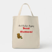Sarcastische Canvas tas (Achterkant)