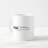 Sarcastische commentaar laden koffiemok (Voorkant links)