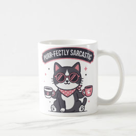 Sarcastische Coole Kat Bandana Koffie Liefhebber C Koffiemok