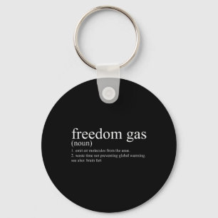 Sarcastische Definitie Vrijheid Gas T-shirt Cool P Sleutelhanger