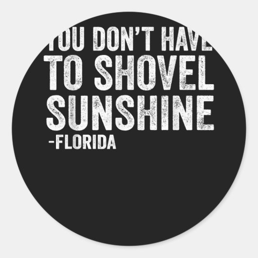 Sarcastische dolfijnen Coach die ik graag kouder h Ronde Sticker (Voorkant)