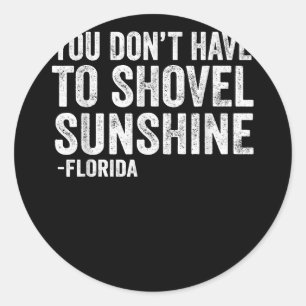 Sarcastische dolfijnen Coach die ik graag zou hebb Ronde Sticker