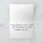 Sarcastische Eekhoorn Kaart (Binnen)