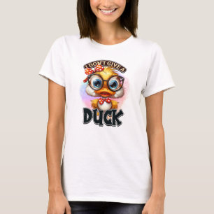 sarcastische eendenpoen t-shirt