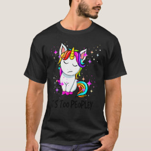Sarcastische eenhoorn grappen magische eenhoorns v t-shirt