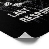 Sarcastische Eerste Laatste Responder Grim Reaper Poster (Hoek)