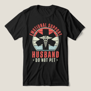 Sarcastische emotionele steun echtgenoot citaat Tri-Blend shirt