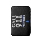 Sarcastische EMT Paramedic EMS Emergency Call 911 Badmat (Voorkant Verticaal)