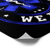 Sarcastische EMT Paramedic EMS Emergency Herfst Ha Poster (Hoek)