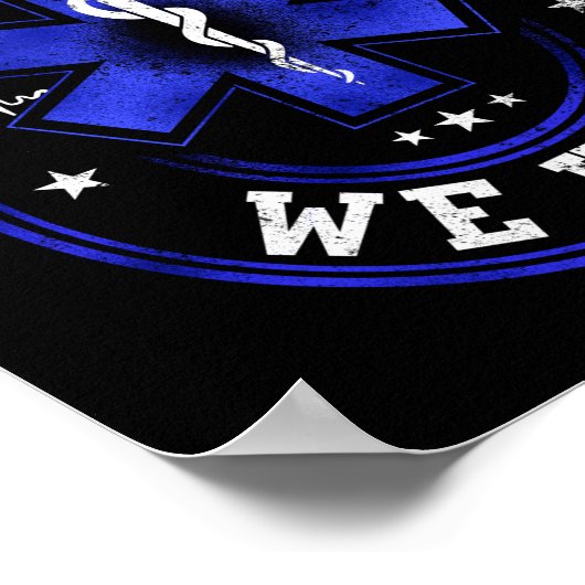 Sarcastische EMT Paramedic EMS Emergency Herfst Ha Poster (Hoek)