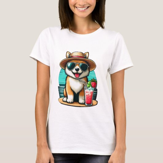 Sarcastische en grappige hond t-shirt (Voorkant)