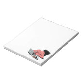 Sarcastische Flamingo Grappig Kantoor Cadeau Notitieblok (Linkerzijde)