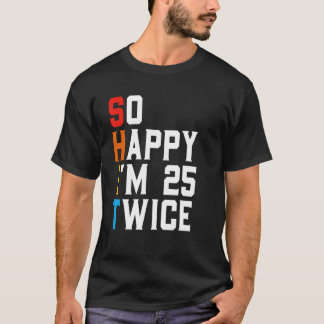 Sarcastische Funny 50 jaar oude bday Gift 50T T-shirt