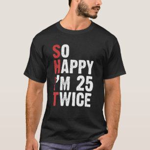 Sarcastische Funny 50 jaar oude dag Vintage 50e bi T-shirt