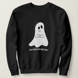 Sarcastische Geest Sweatshirt – Je Ziet Me Nooit