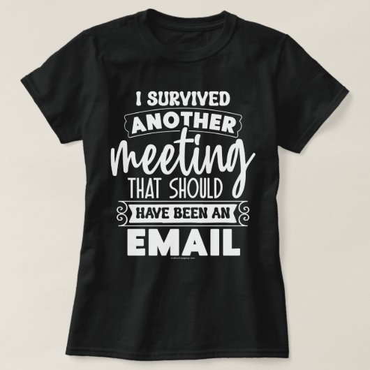 Sarcastische Grafische T-shirt - Grappige Overleef (Design voorkant)