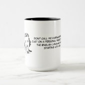 Sarcastische Grammar Nazi Coffee en Tea Mok (Midden)