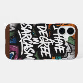 Sarcastische grap iPhone 16 hoesje (Achterkant horizontaal)