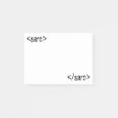 Sarcastische Grappige Code Label Post-it® Notes (Voorkant)