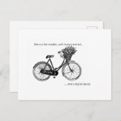 Sarcastische, grappige print ansichtkaart briefkaart (Voorkant / Achterkant)