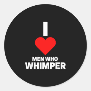 Sarcastische grappige uitdrukking janken humoristi ronde sticker