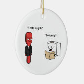 Sarcastische humor advocaat ornament Funny Sassy M (Rechts)